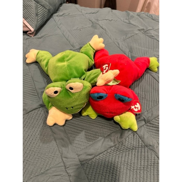 Beanie Babies Reptiles and Amphibians Lot (9 Total) - Picture 2 of 6